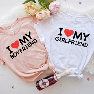 I Love My Girlfriend Shirt, I Love My  Boyfriend Shirt, I Heart My Girlfriend, I Heart My Boyfriend, Gift For Girlfriend ,Gift for Boyfriend