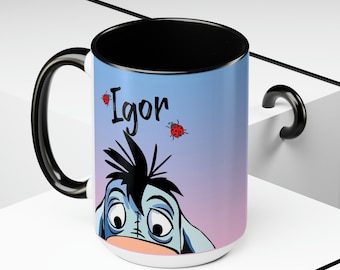Igor Two-Tone Coffee Mugs, 15oz