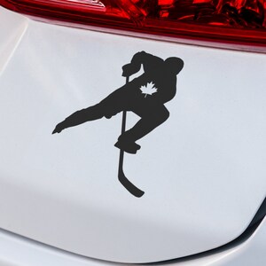 Hockey Player 34 Decal | VINYL DECAL | Car Decal | Hockey Sticker Decal | Laptop Decal Sticker | SUV Vinyl Decal | Custom Vinyl Car Decal