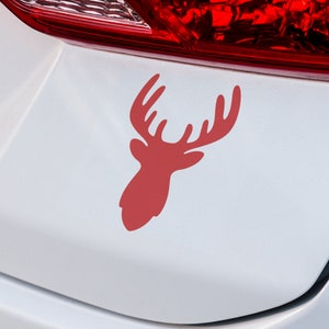 Moose Head (Silhouette) Decal | VINYL DECAL | Moose Decal | Animal Decal | Car Decal | Laptop Decal | SUV Decal | Custom Vinyl Car Decal