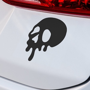 Skull Dripping Decal | Premium Vinyl Decal | Car Window & Laptop Sticker | Canadian-Made