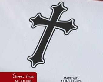 蛇の十字架ビニールステッカーデカール、オカルトシンボル - Etsy 日本