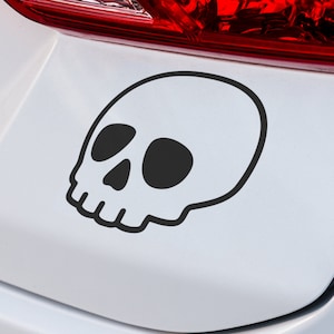 Pirate Skull Icon Decal | Premium Vinyl Decal | Car Window & Laptop Sticker | Canadian-Made