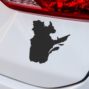 Province of Quebec Decal | Premium Vinyl Decal | Car Window & Laptop Sticker | Canadian-Made