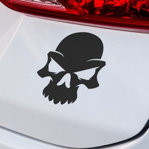 Skull Wide eyes Decal | VINYL DECAL | Skull Decal | Skeleton Decal | Car Decal | Laptop Decal | Truck SUV Decal | Custom Car Vinyl Decal