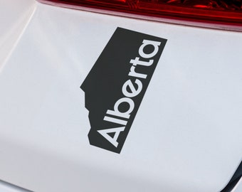 Alberta Province Decal | VINYL DECAL | Alberta Decal | Canada Decal | Car Decal | Laptop Decal | Truck SUV Decal | Custom Vinyl Car Decal