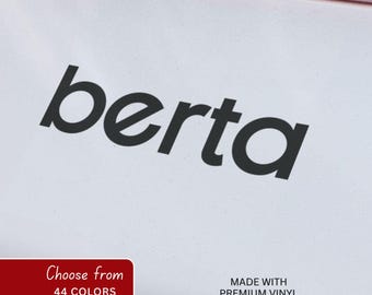 Calcomanía de vinilo Berta, calcomanía resistente a la intemperie para exteriores, para auto y computadora portátil, con el orgullo de Alberta.