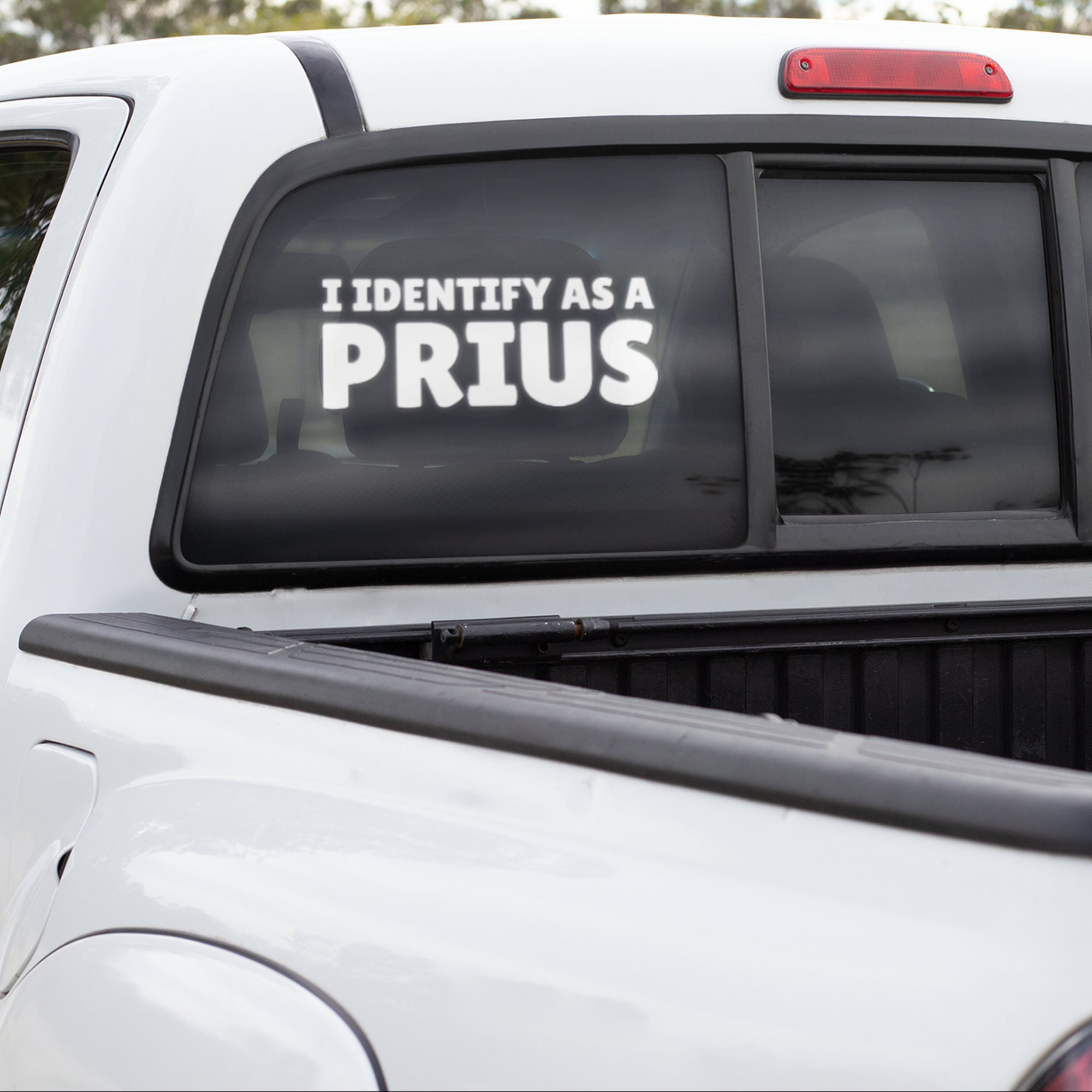 Prius Funnt Sticker I Identify as A Prius Vinyl Decal, Funny Sticker, Hybrid Humour, Car ...