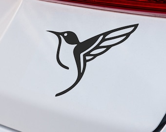 Hummingbird Vinyl Decal, Nature Bird Sticker, Car Window, SUV Truck, Laptop