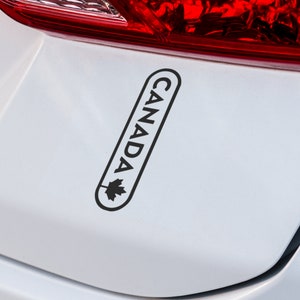 Kanada (Ahornblatt) Aufkleber | Premium Vinyl Aufkleber | Autofenster & Laptop Aufkleber | Hergestellt in Kanada