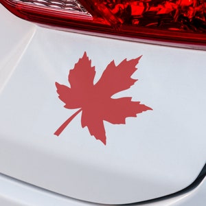 Maple Leaf (Real) Aufkleber | VINYL AUFKLEBER | Auto Aufkleber | Ahornblatt Aufkleber | Kanada Aufkleber | Laptop Aufkleber | SUV Aufkleber | Benutzerdefinierte Auto Aufkleber