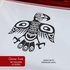 Native Bird Vinyl Aufkleber, indigener Stil Vogel, Auto-SUV-Truck- und Laptop-Aufkleber