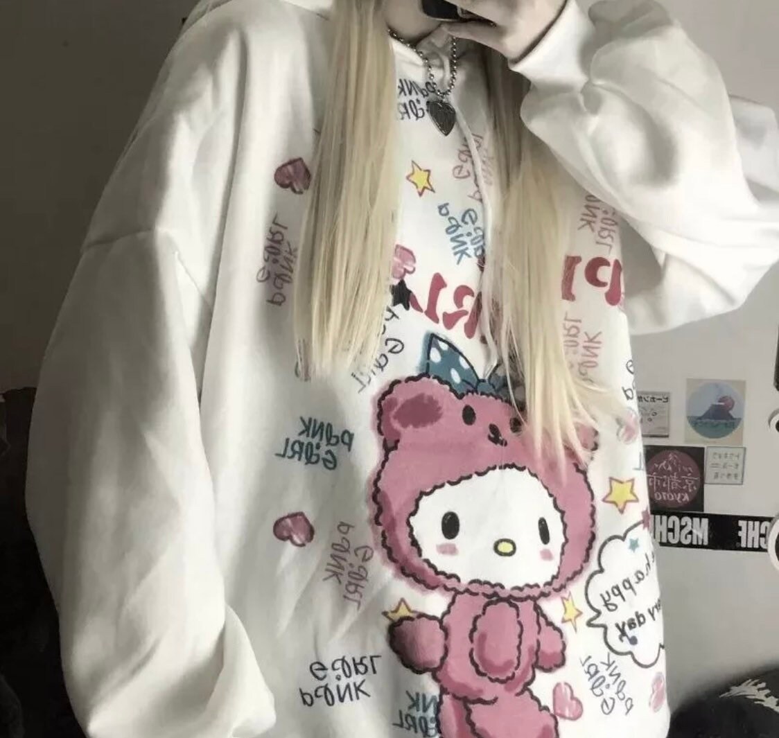 hello kitty goth outfits