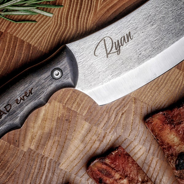 Kitchen knife, chef knife, handmade chef knife, mens gifts, Father's day gift, Best Grilling Gift, bbq knife for men