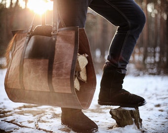 Timber Tote: Firewood Carrier | centenariocat.upeu.edu.pe
