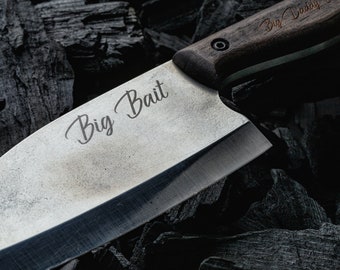 For Him Her Dad, 1st Anniversary Gift, Handcrafted knives, First Fathers Day, Chef Knives , Engraved Knife, Gift for Family