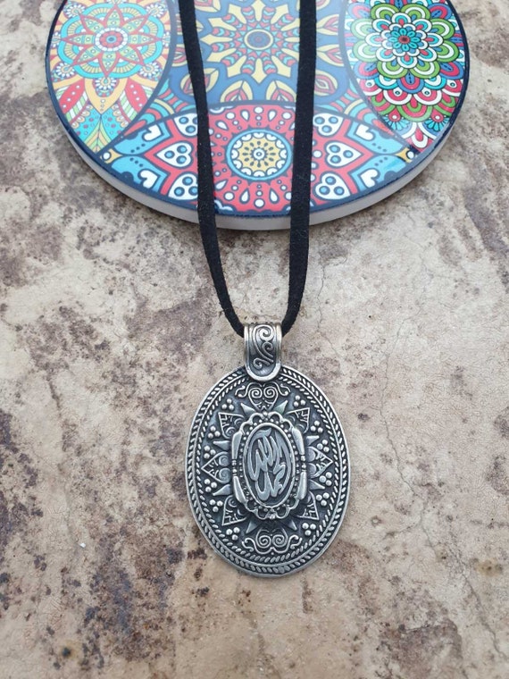 Arabic Calligraphy Sterling Silver Necklace /Sterl