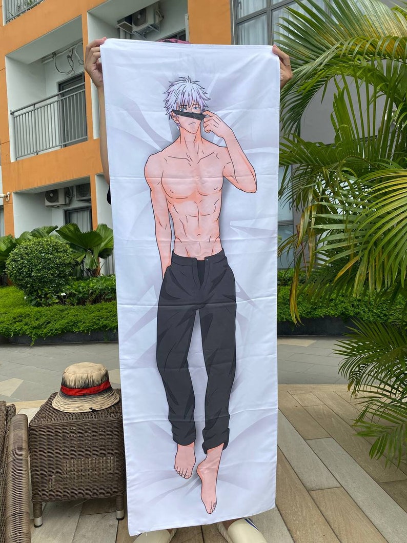 Jujutsu Kaisen Gojo Satoru Dakimakura Anime Body Pillow Case Etsy