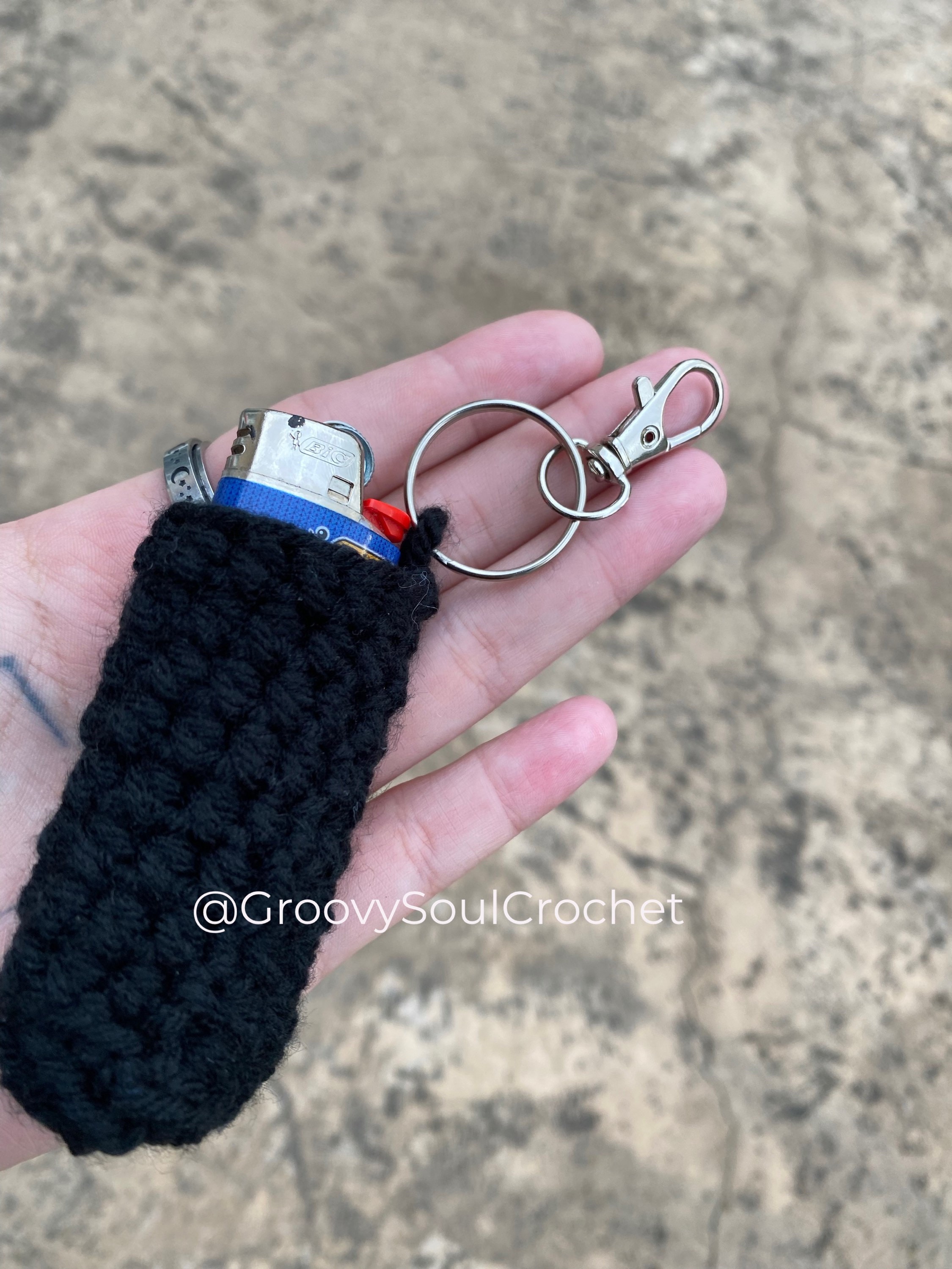 Lighter Holder Keychain Smoking Accessory Holder for Lighter Keychain