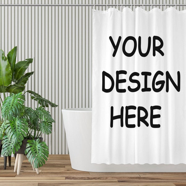 Custom Shower Curtains, Custom Image Shower Curtain, Personalized Photo Shower Curtain, Christmas Gifts/ Decorations, Art Decor Curtain