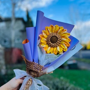 Handmade Crochet Flower Bouquet,Perfect Gift for Mother’s Day – Unique Knitted Floral Arrangement – , Birthday, or Anniversary – Home Decor