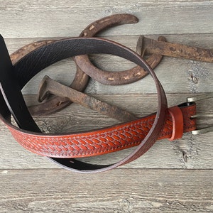 Custom Basket Weave Belt – Veiks Brand & Leather