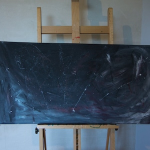 Unique acrylic painting on a canvas