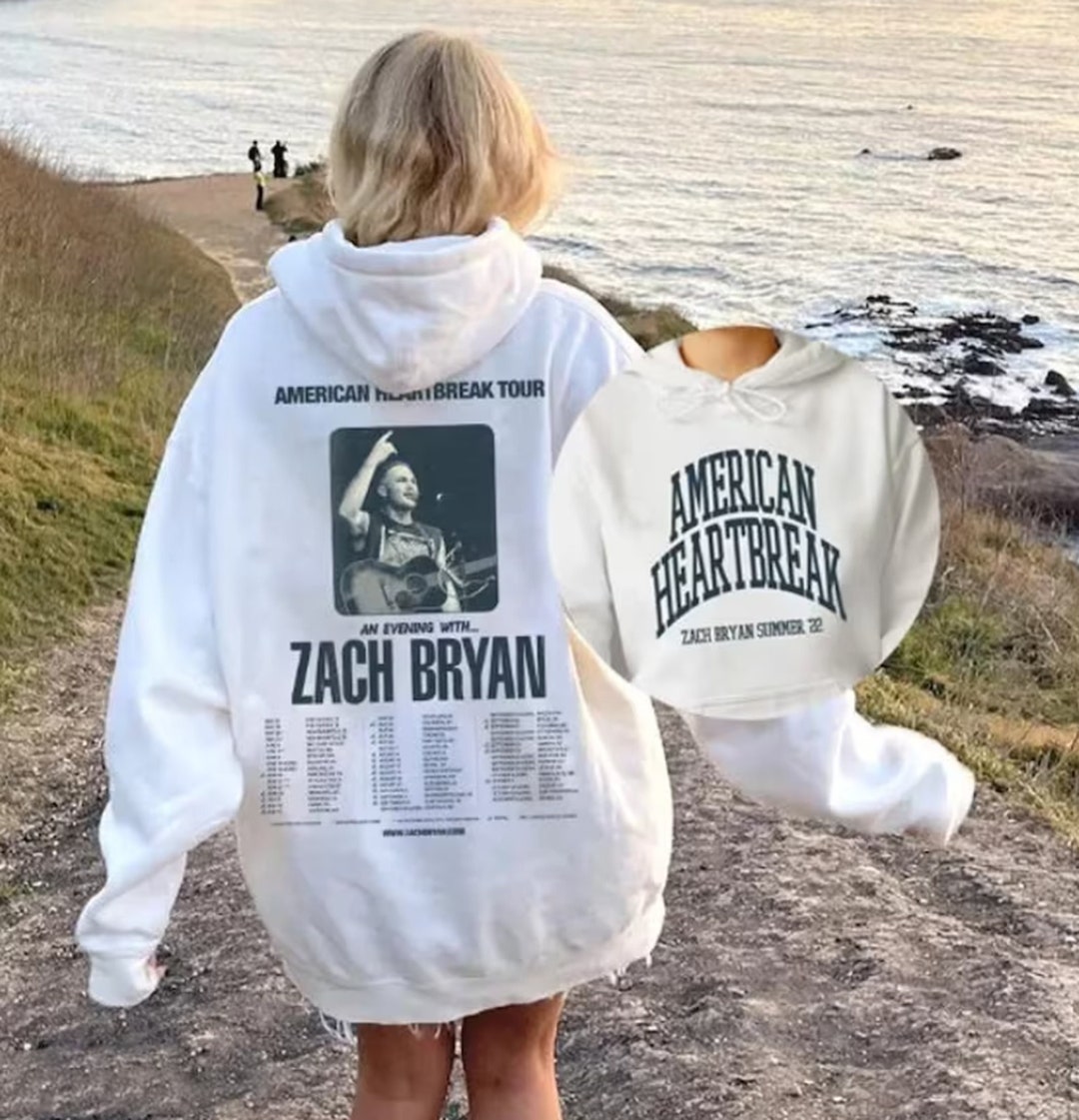 Zach Bryan American Heartbreak 2022 Tour 2 Side Shirt, Zach Bryan