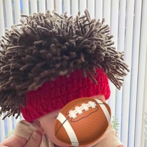Crocheted Patrick Mahomes Chiefs Baby Hat - Etsy