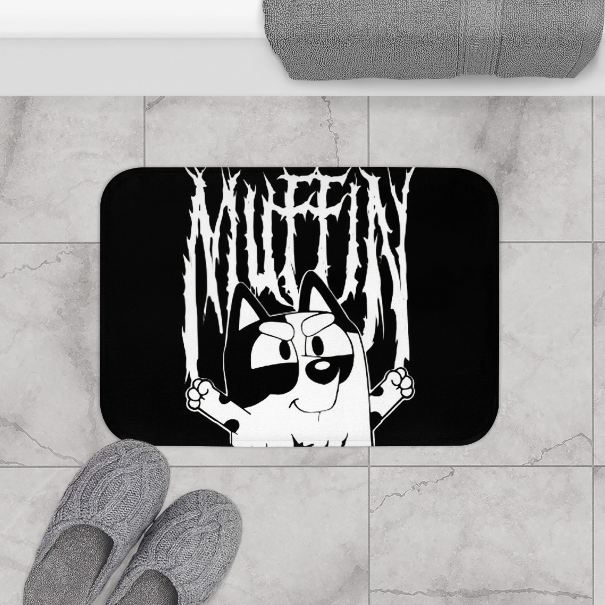 Muffin BlueyDad Bath Mat