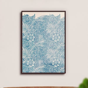 Print Your Own - William Morris - Blue Marigold - Digital Download