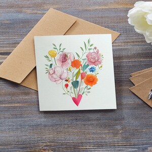 Madre Naturaleza - Tarjeta de felicitación impresa y de origen sostenible - Perfecta para el día de la madre