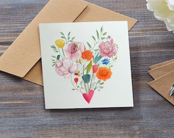 Mother Nature - Sustainably Sourced and Printed Greeting Card - Perfect for Mother's day