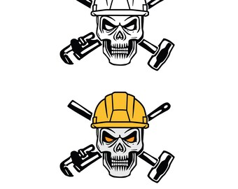 Constructieschedel SVG, veiligheidshelm, ingenieur vector (digitale download)