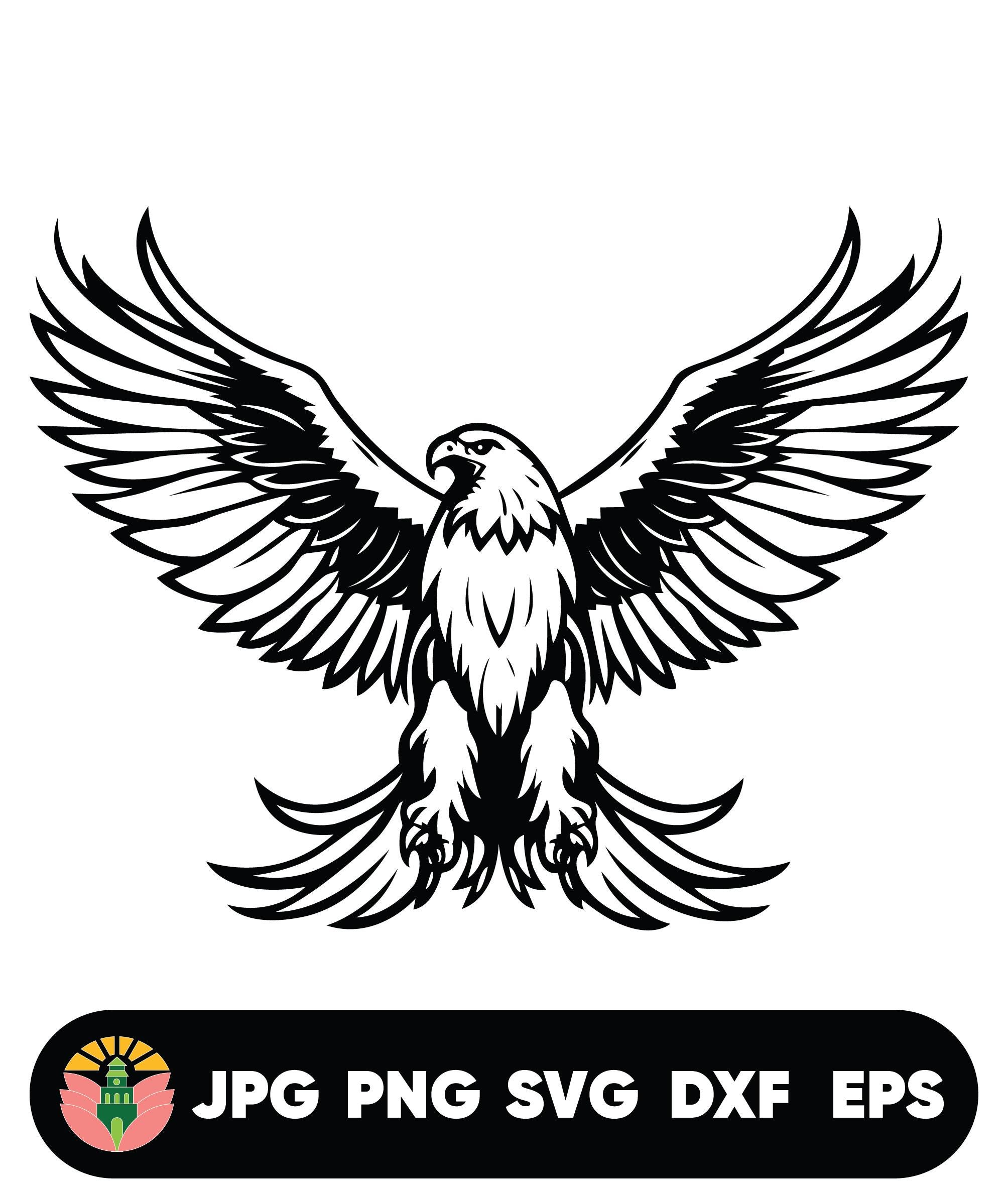 Strong Eagle Logo, Logo Templates | GraphicRiver, image size:2008x2362