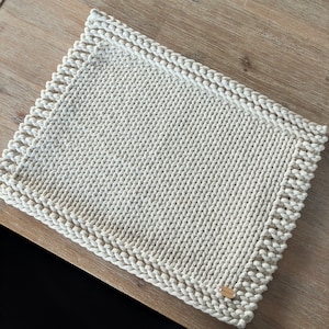 Farmhouse Placemat Pattern, Cotton Table Mat DIY
