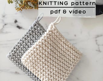 Chunky Knit Coaster Pattern: Beginner Friendly Tutorial (PDF Pattern)