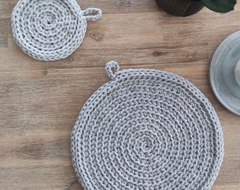Crochet Placemat and Coaster Pattern: Easy Beginner Table Decor, Modern Home Decor (PDF Download)