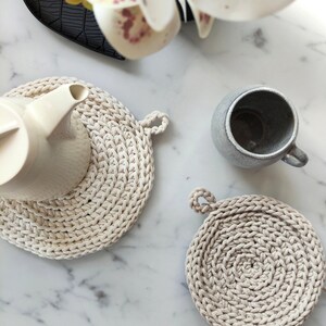 Easy Crochet Coaster Pattern: DIY Potholder & Trivet (PDF Pattern)