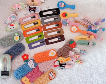 Kawaii/cute/Sanrio hair Accessories/ Anime character hair clips. perfect gifts for her.