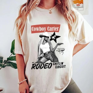 Merchandising de la gira Rodeo Chitlin Circuit de Beyoncé 2025, camiseta Cowboy Carter de Beyoncé, camiseta musical de Beyhive, regalo para un fan de la música, atuendo para conciertos