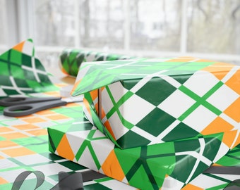 Irish - Argyle - Wrapping Paper