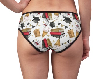 Graduation - Red and Gold - Women's Briefs
