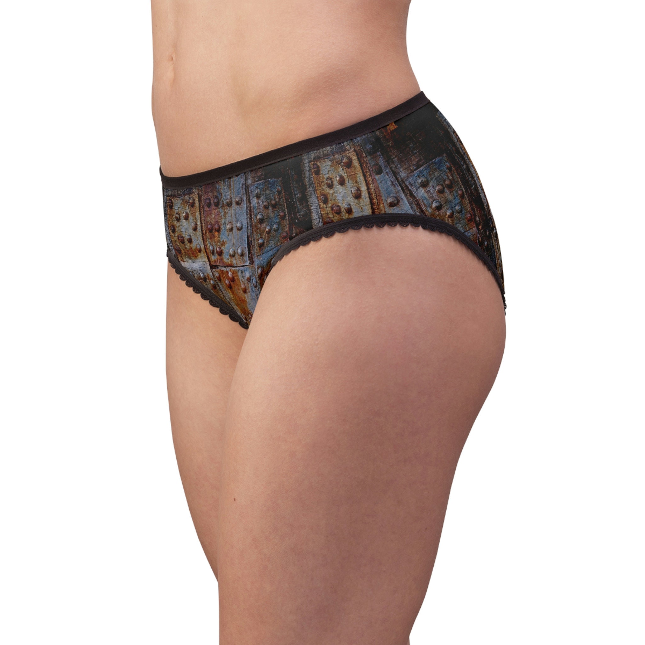 Thong Undies in Rust by Lotus Tribe Clothing. Women's G String