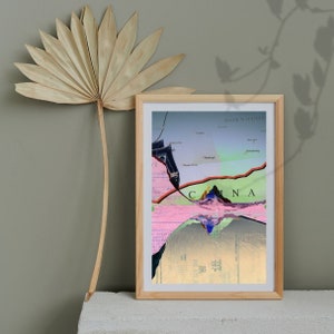 CHINA - affiche illustration collage