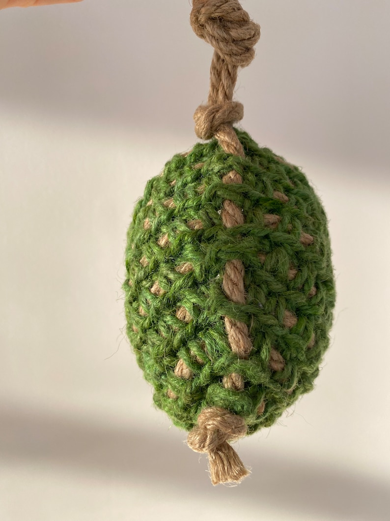 Hanging Small Pet Bed Crocheted Hamster Hammock Mouse Hideout Sugar Glider Hanging House Tiny House for Mice Hamster Cage Accessories image 10