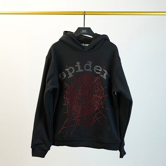 Grape Rhinestone Sp5der sp5der og rhinestone hoodie hakodate-suiren.com