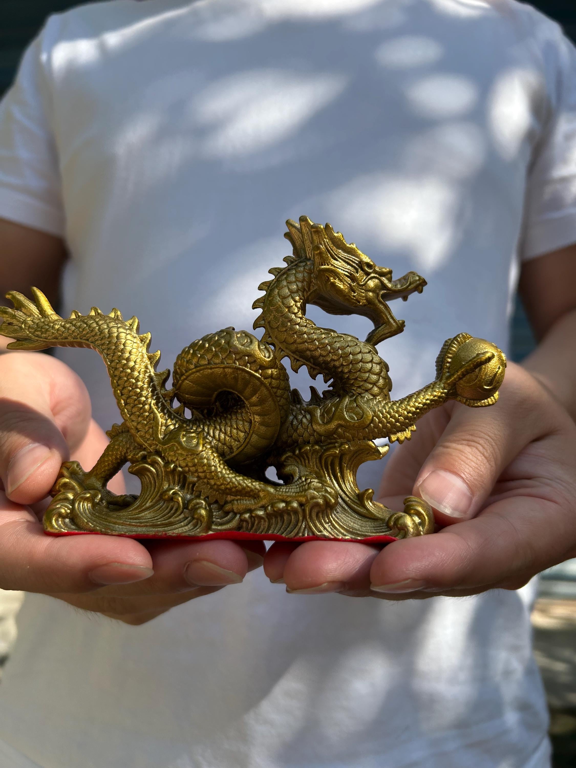 銅製　龍　自在　在銘 2025 Chinese New Year Dragon Statue Brass Magical and Noble Copper