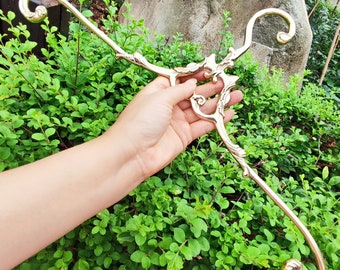 Vintage Wedding Dress Hanger Pure Brass hanger Vtg bridal hanger Old Antique Copper Clothes Hanger,Xmas Home Decor Wedding Gift Party fr1202