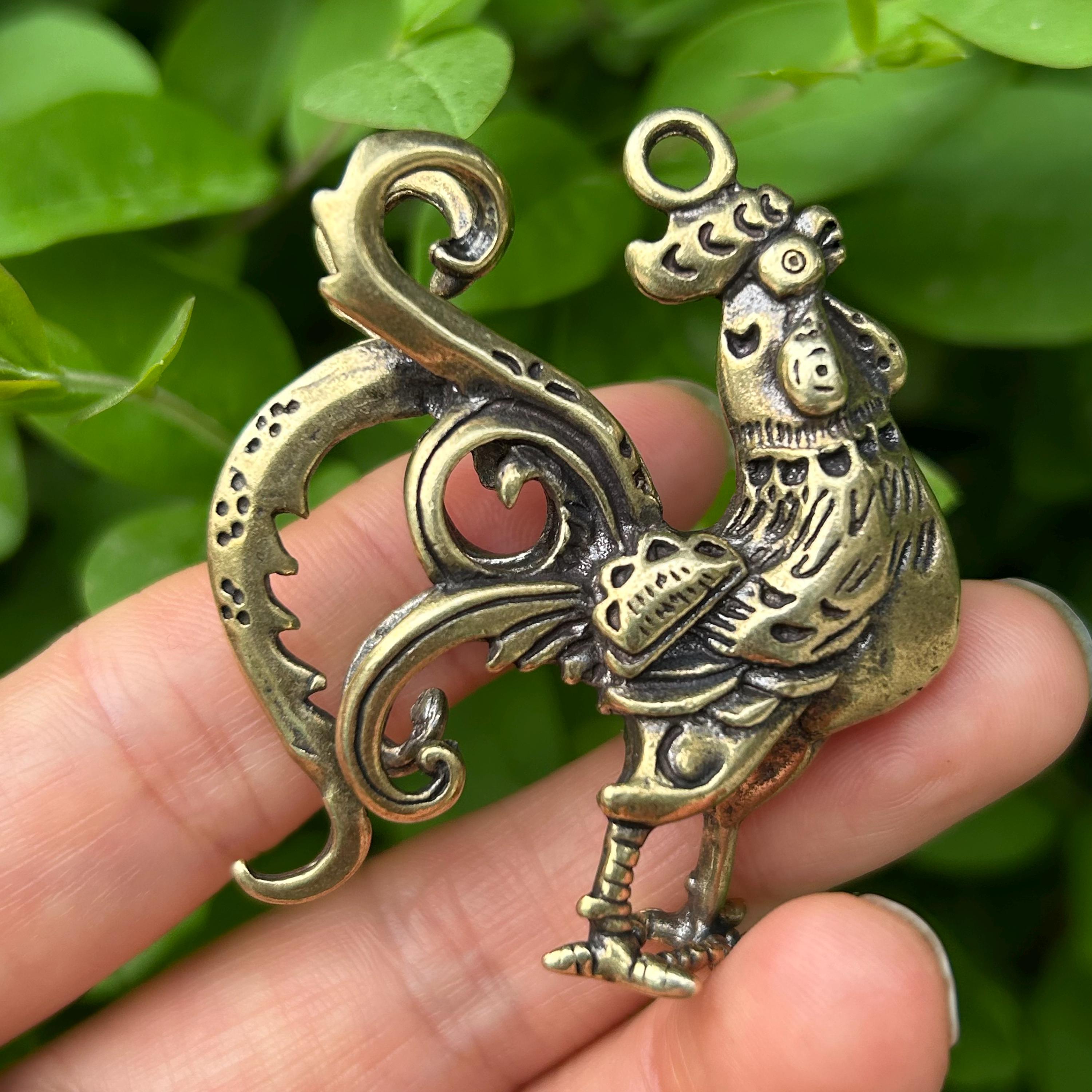 ヴィンテージの真鍮製鶏 - Etsy 日本